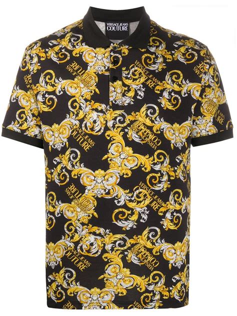 versace couture t shirt donna|versace jeans couture polo shirt.